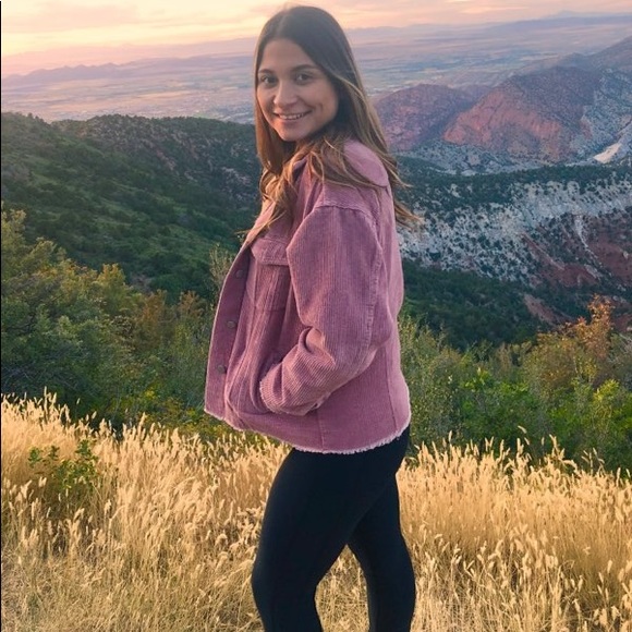 Jewel Blooming Fashion Corduroy Jacket - Picture 7 of 7